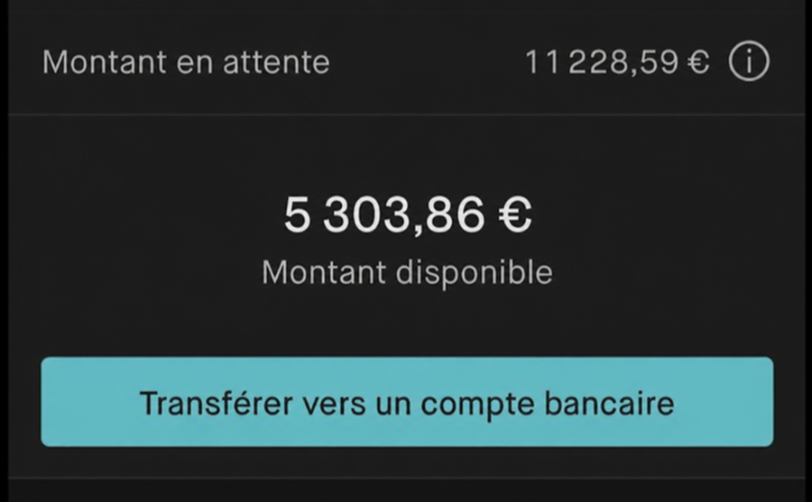 Customer result screenshot