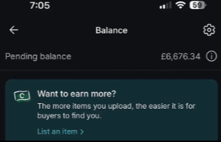 Customer result screenshot